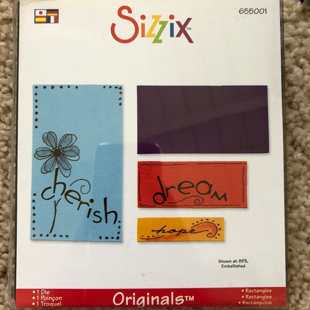 Sizzix Originals Rectangles Die *NIB*